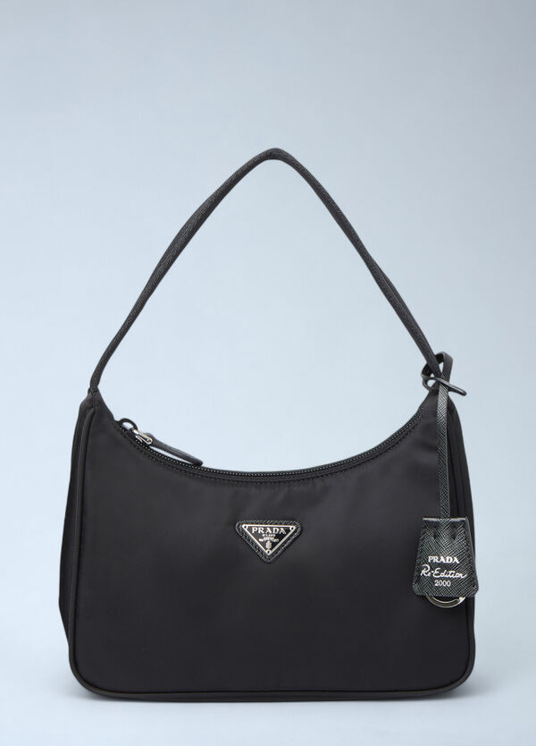 Prada Re-Edition 2000 Mini Shoulder Bag Black pra0249045